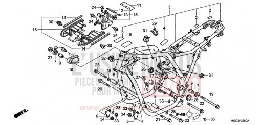 FRAME BODY CB1100AD de 2013